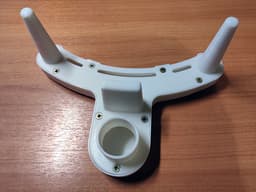 Dust trap on a bucket or vat 3d model
