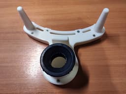 Dust trap on a bucket or vat 3d model