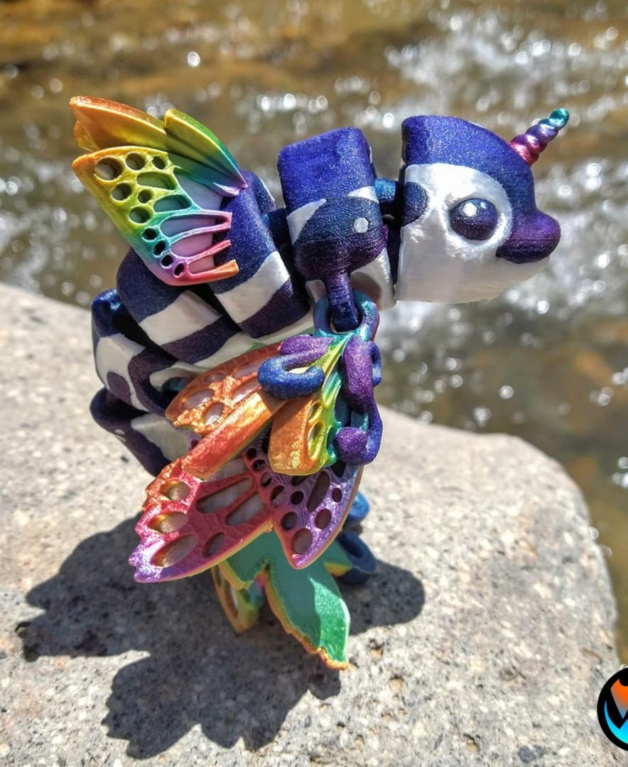 Flutterphin 3d model