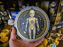 Star Wars (Inspired) "Goldenrod god" HueForge C-3PO 3d model