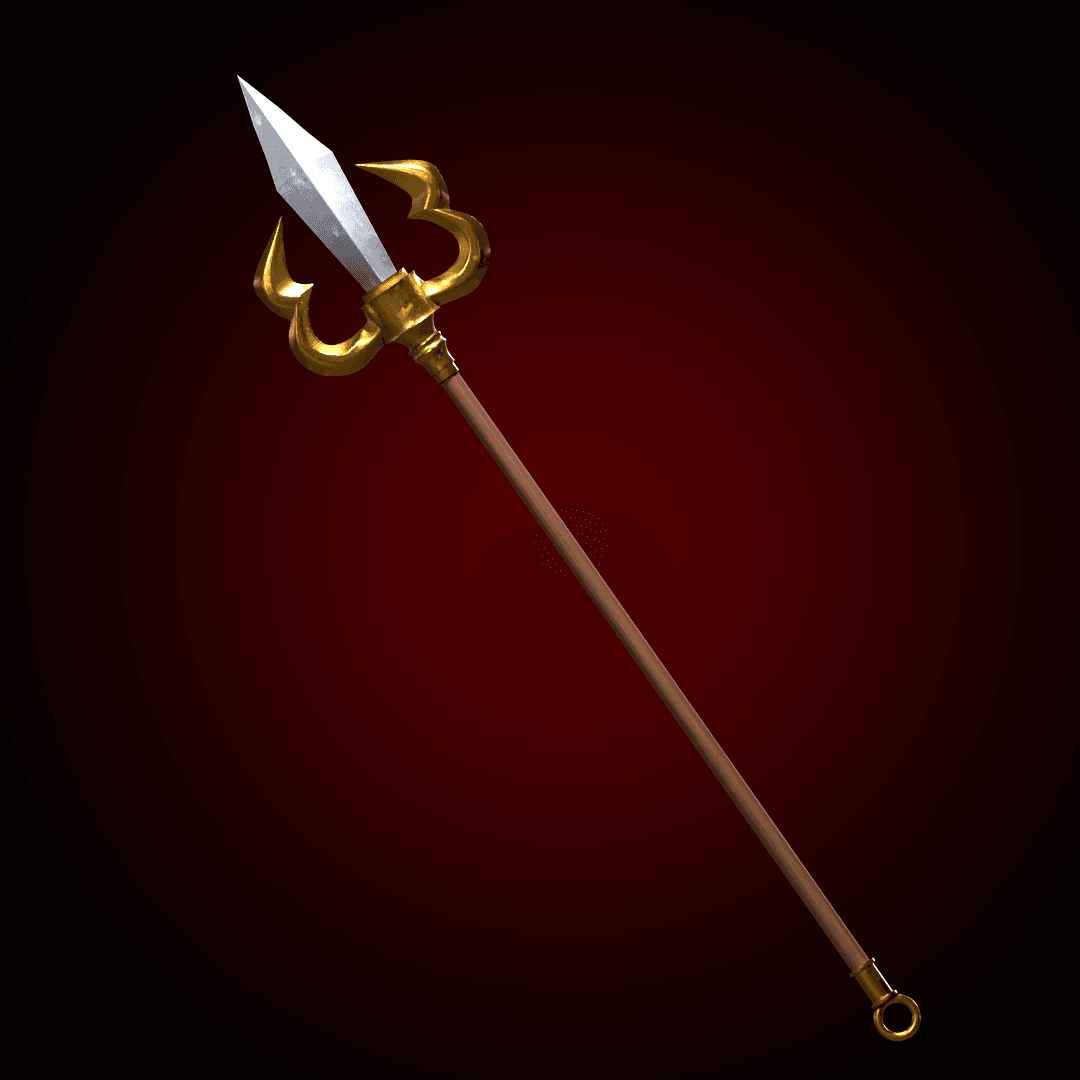 Sukuna’s Cursed Weapon Hiten – Jujutsu Kaisen 3D Model STL (Cosplay Prop, Full Scale) 3d model