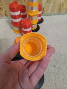 traffic drum 3d model