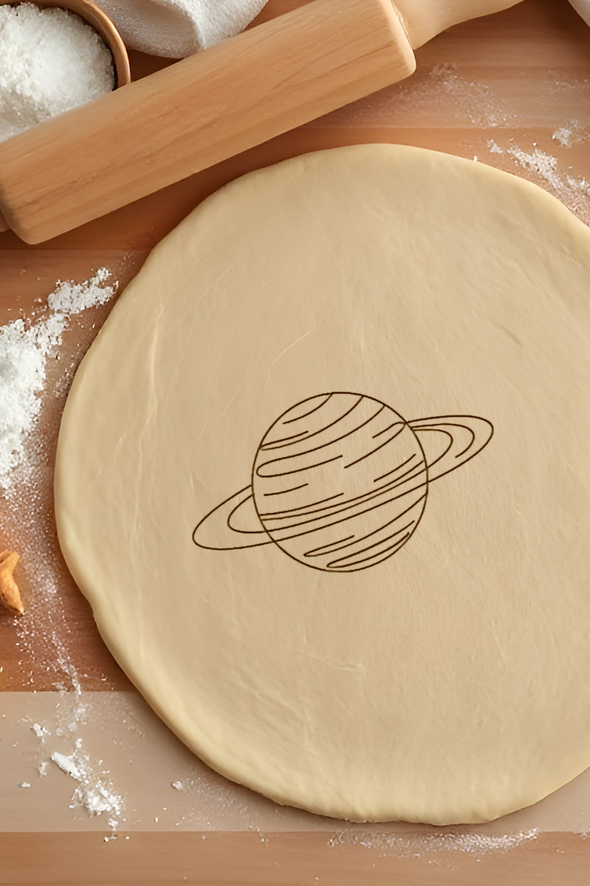 Planet Cookie Cutter, Biscuit Cutter 3d model