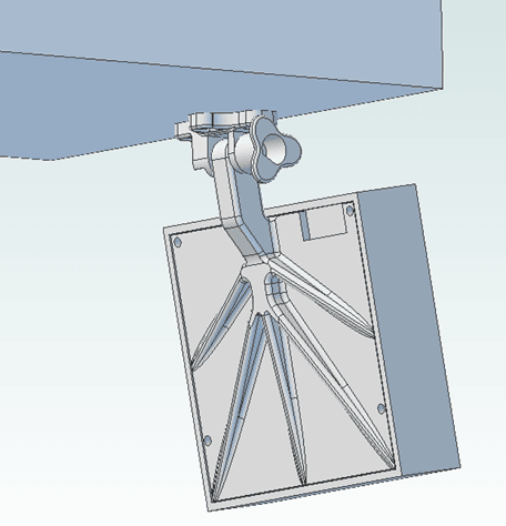BTT TFT35 E3 Top Hanging Housing 3d model