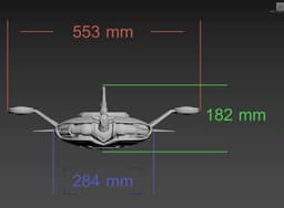 goldorak soucoupe ufo 3d model
