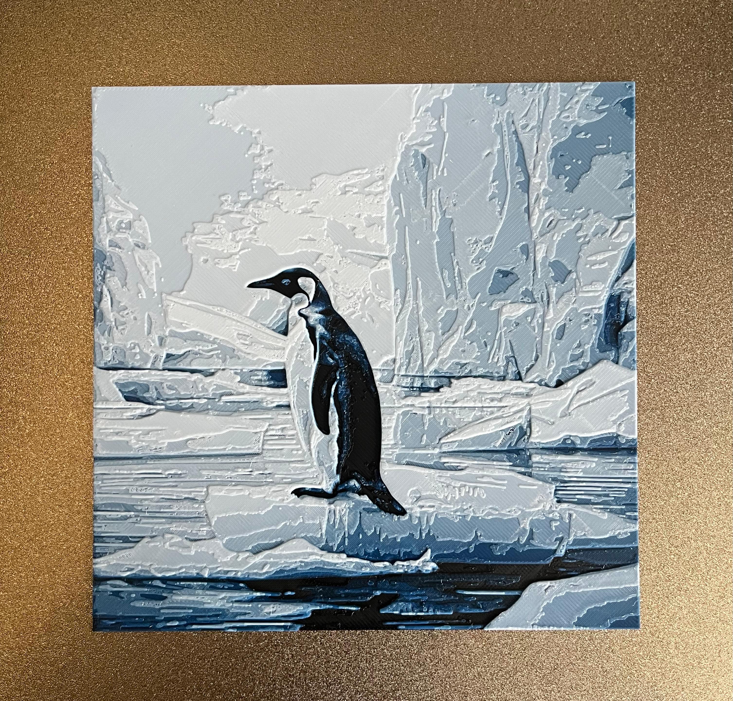 'Sunlu' Penguin (Filament Painting) 3d model