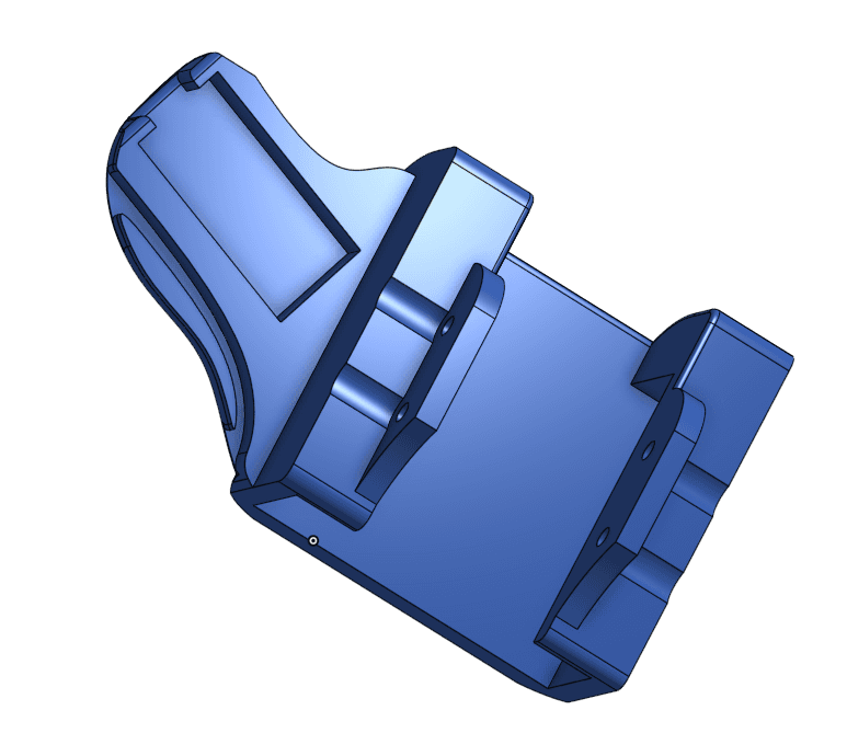 Tufting Gun Gear Guard With Gopro Mount 3d model