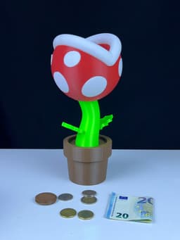 Piranha Piggy Bank - Multipart 3d model