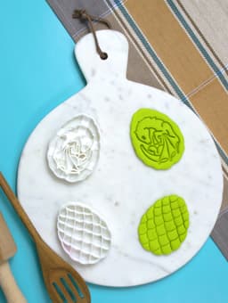 Dragon Egg Cookie Cutter Set 3d model