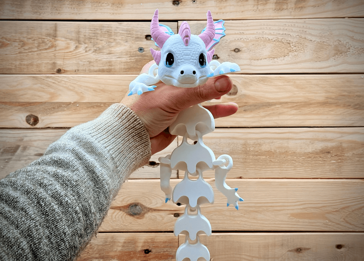 Snow Dragon 3d model