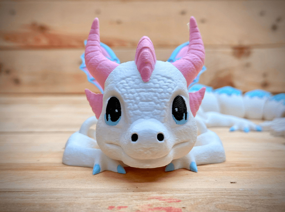 Snow Dragon 3d model