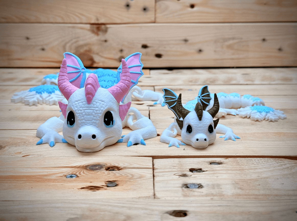 Snow Dragon 3d model