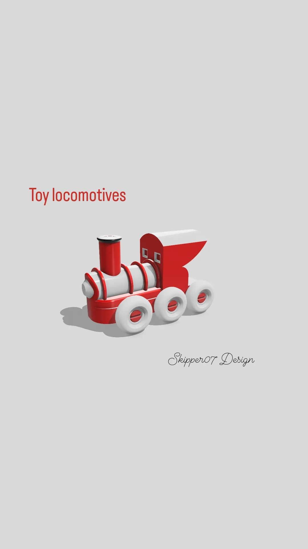 Toy Train 4.5 3d model