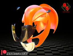 Featherdactyl Helmet 3d model