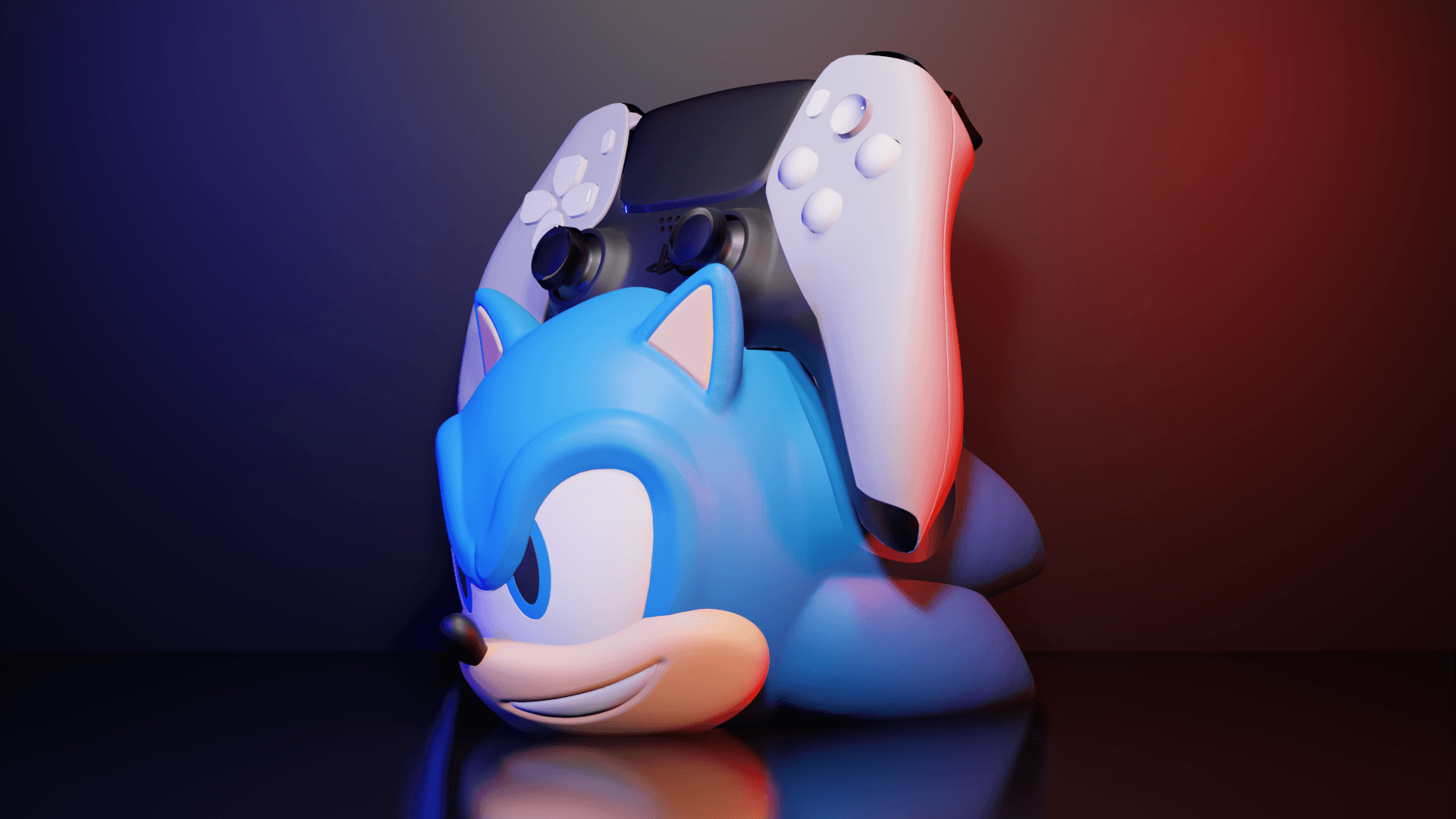 Sonic Controller Holder 3d model
