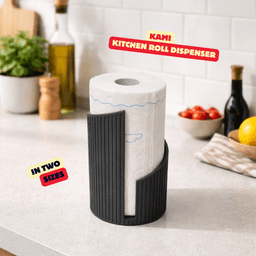 KITCHEN ROLL DISPENSER (KAMI) - TWO SIZES / TISSUE ROLL HOLDER / MODERN HOME DECOR 3d model