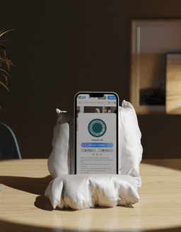 Pillow Cozy Smartphone Holder 3d model