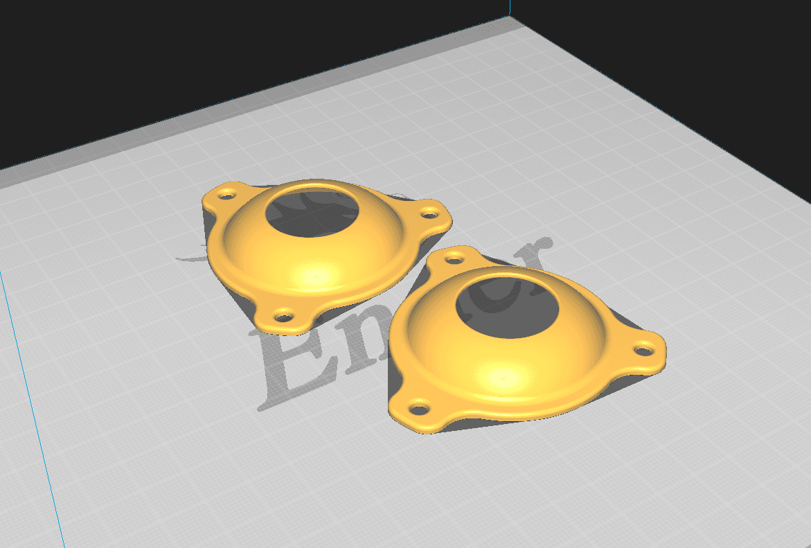 Volkswagen Mirror Accessory Screw type.3mf 3d model