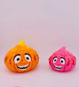 Decorative Pumpkin -Smiley 3d model
