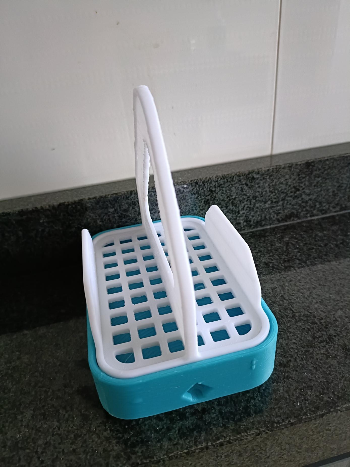 Universal Drainer (V3) (Cutlery, Sponge, Soap) 3d model
