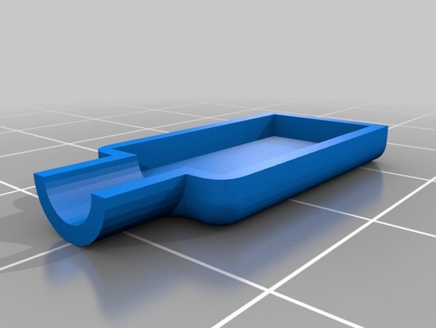 Micro USB plug enclosure 3d model