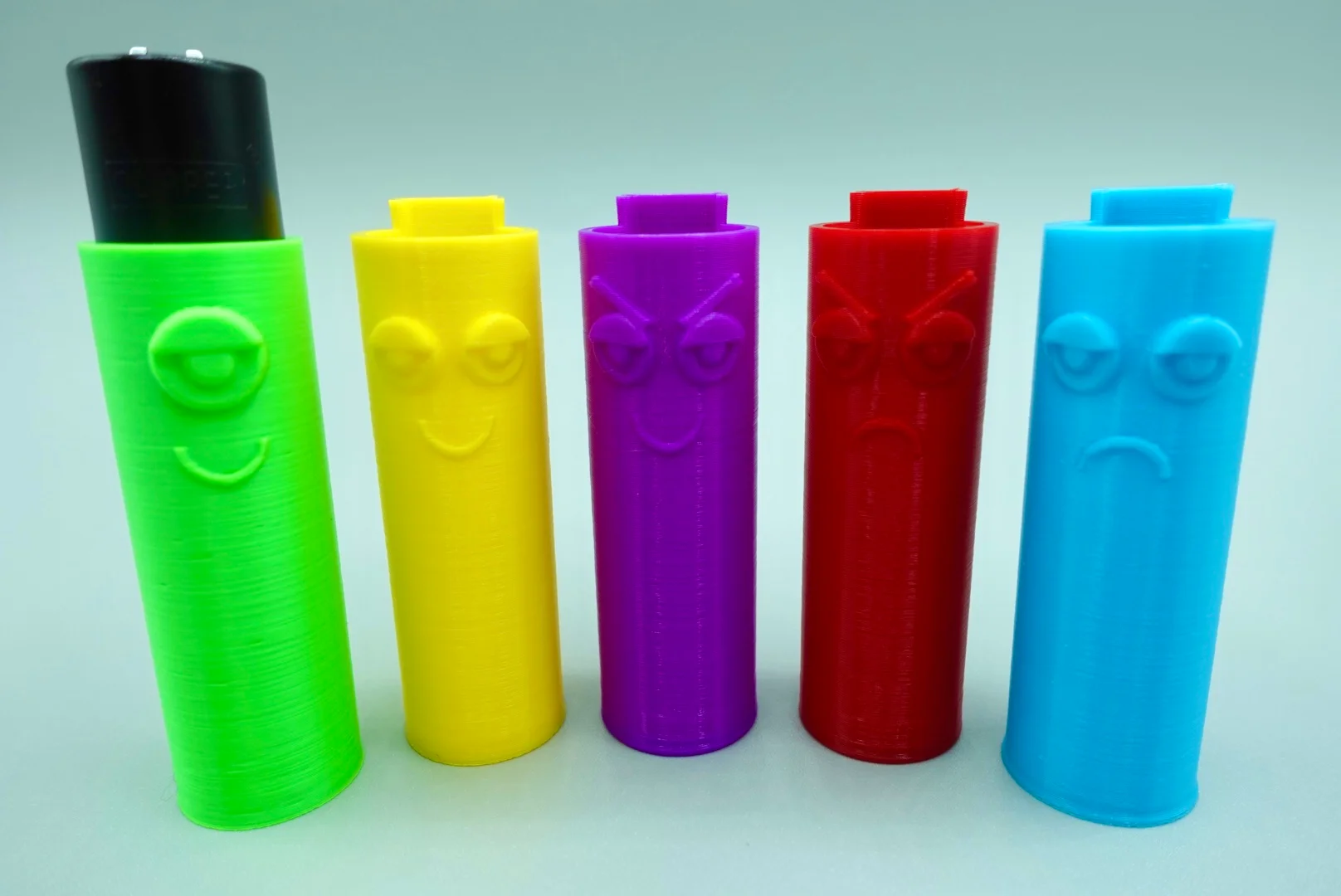 Chill Buddy Clipper Lighter Case + Keychain Case 3d model