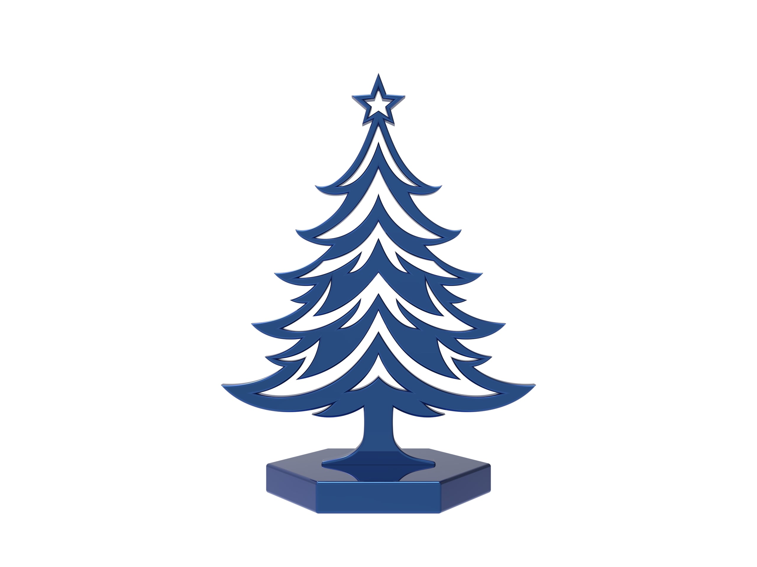 Christmas Tree Table Top 3d model