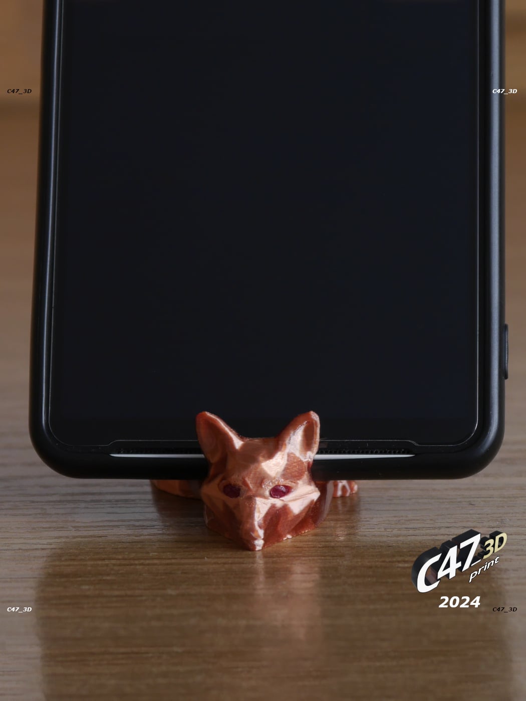 Fox Phone Holder 3d model
