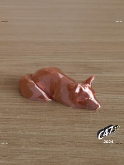 Fox Phone Holder 3d model