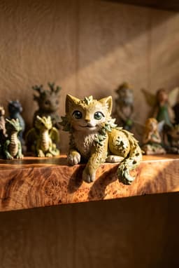 Bramble Pouncer Shelf-Sitter 3d model
