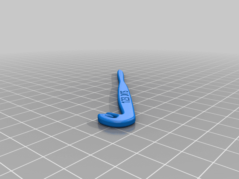 fishing loop tying 3d model