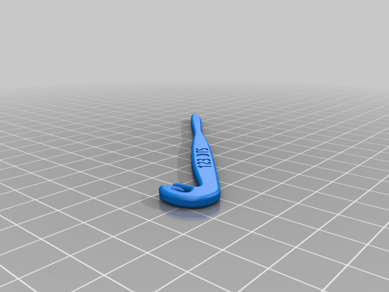 fishing loop tying 3d model