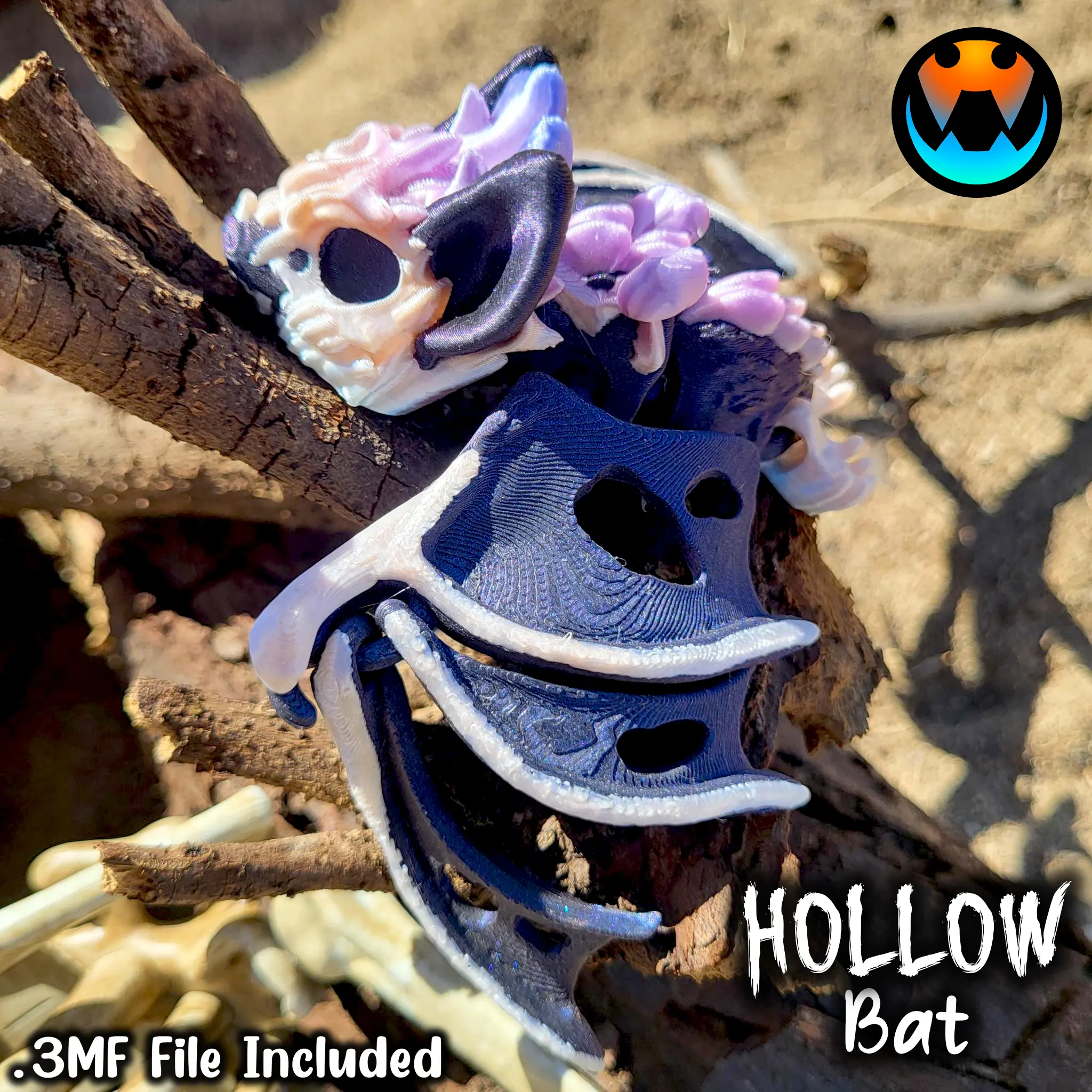 Tiny Bat Model Tiny Hollow Bat - 3D model by Cinderwing3D on Thangs