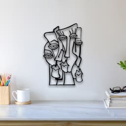 Abstract Eye Wall Art 3d model