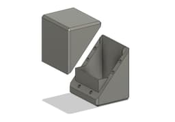 Magnetic Boulder Deck Box - For Standard Sized Cards Decks 3d model