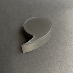 Comma magnet 3d model