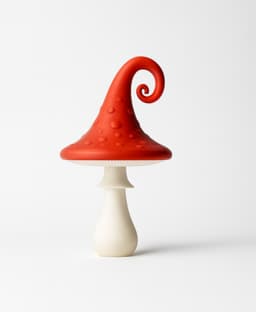 CHRISTMAS MUSHROOMS / UNIQUE CHRISTMAS DECOR / HOMEDECOR / TABLEDECOR 3d model