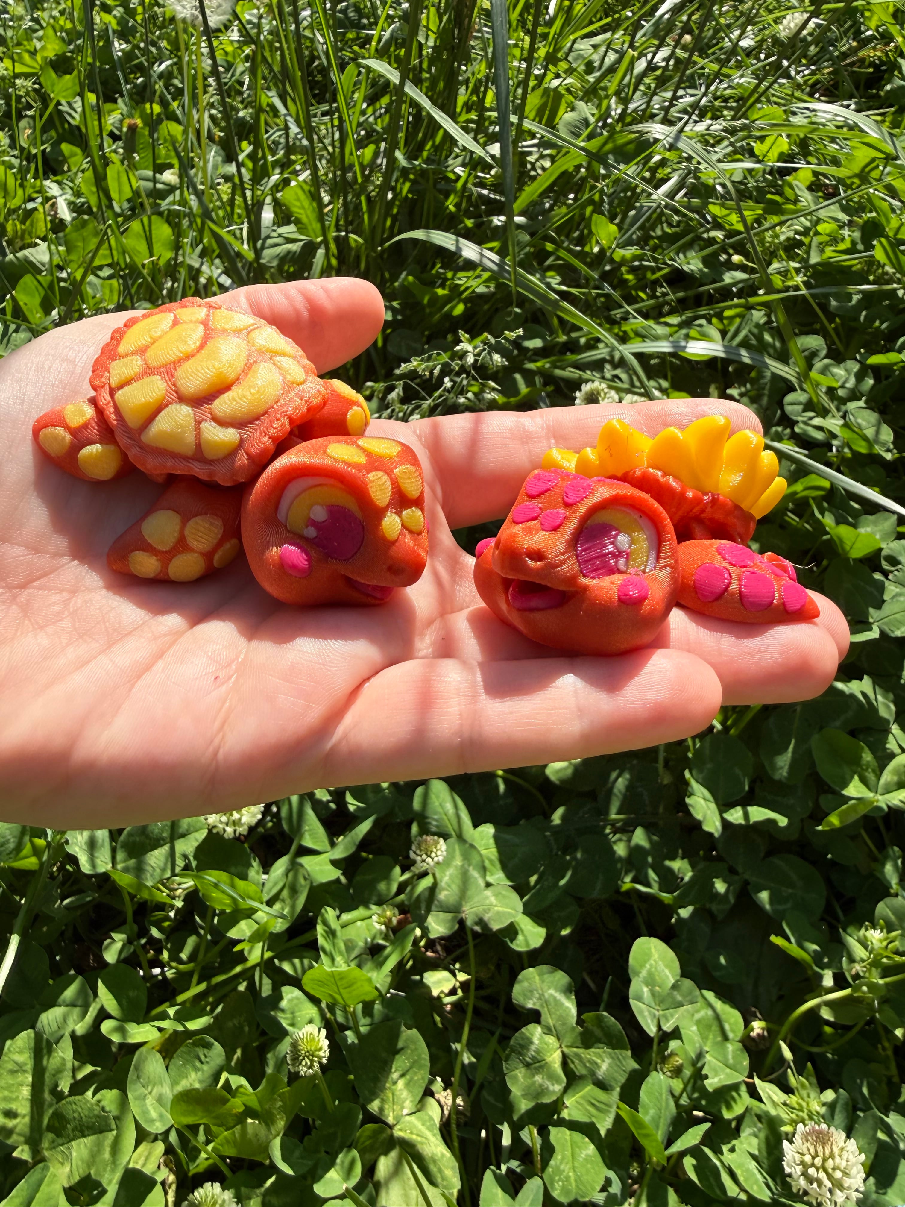 Happiness Emo-Turtle (Emotional) 3d model