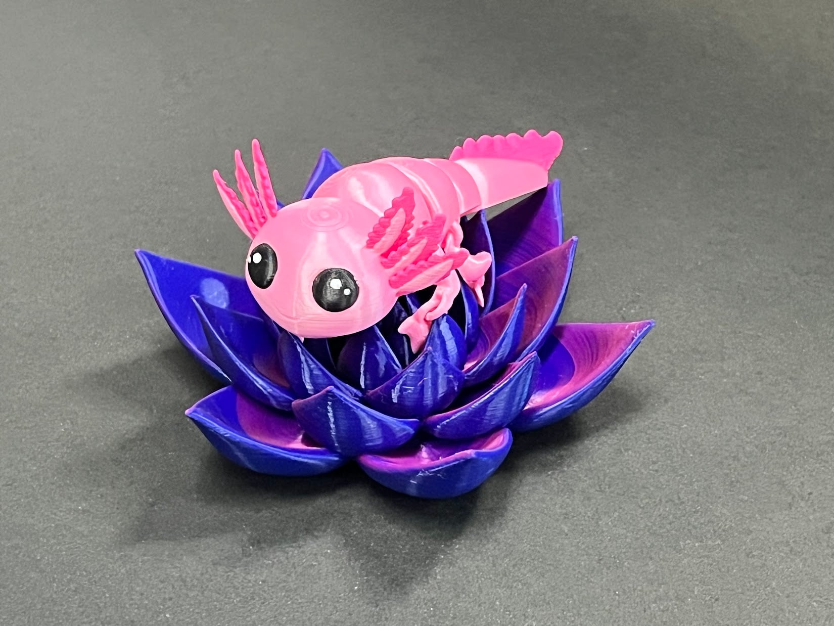 Axolotl Kawaii Multicolor 3d model
