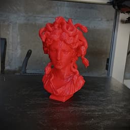 Medusa Bust - Greek Mythology Sculpture for 3D Printing 3d model