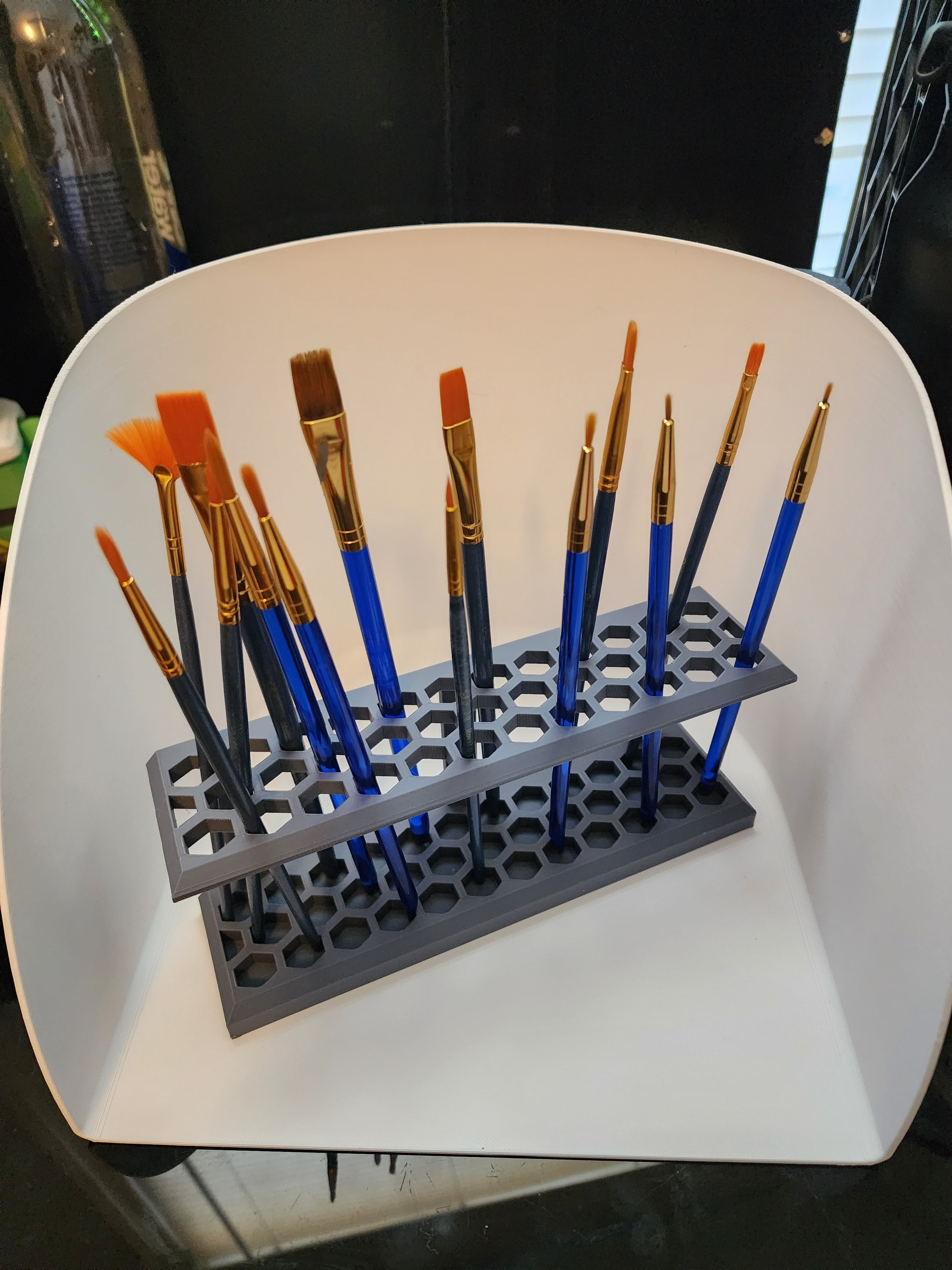 Paint Brush/Tool Stand | NO SUPPORTS NEEDED 3d model