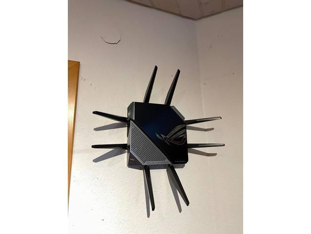 ASUS ROUTER WALL CEILING MOUNT BRACKET GT-AXE11000 GT-AXE16000 AX11000 PRO ROG RAPTURE INVISIBLE WIFI 6E 3d model