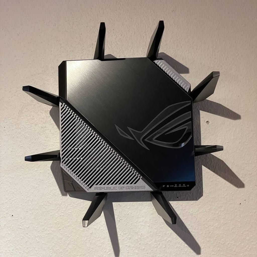ASUS ROUTER WALL CEILING MOUNT BRACKET GT-AXE11000 GT-AXE16000 AX11000 PRO ROG RAPTURE INVISIBLE WIFI 6E 3d model
