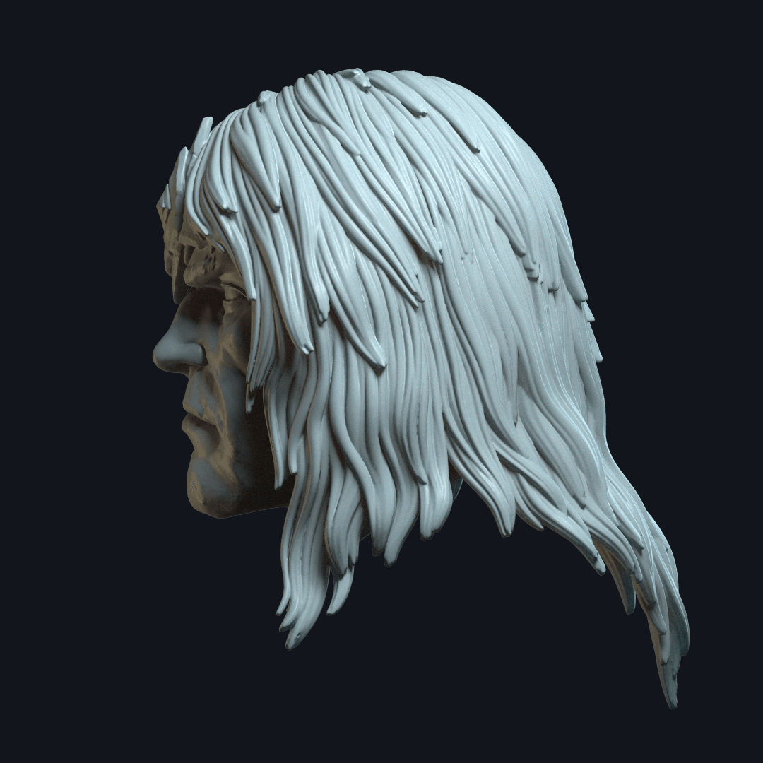 Outback v5 Action Figure Head 3d model