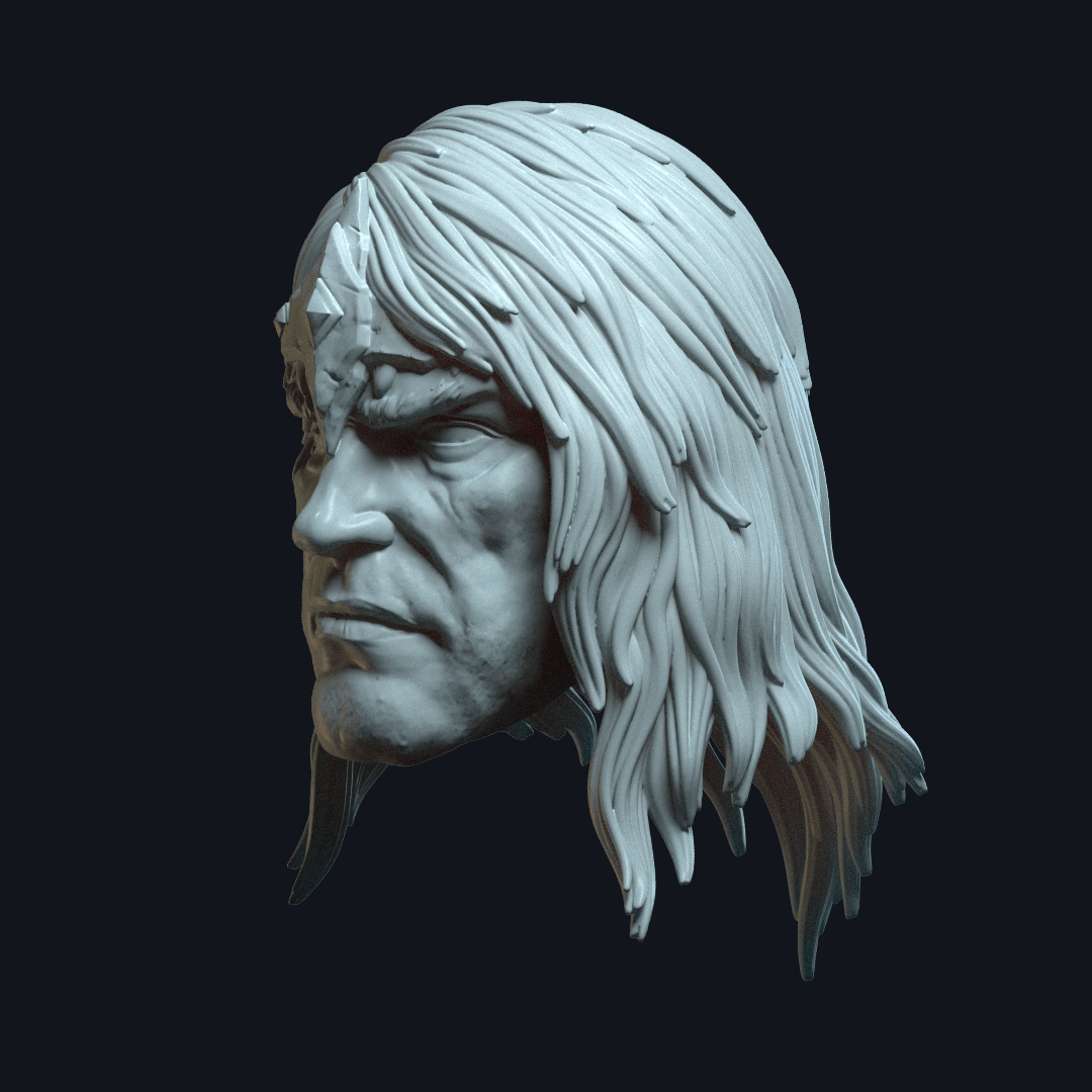 Outback v5 Action Figure Head 3d model