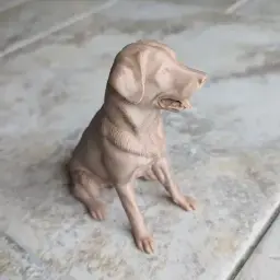 Labrador Retriever Figurine 3d model