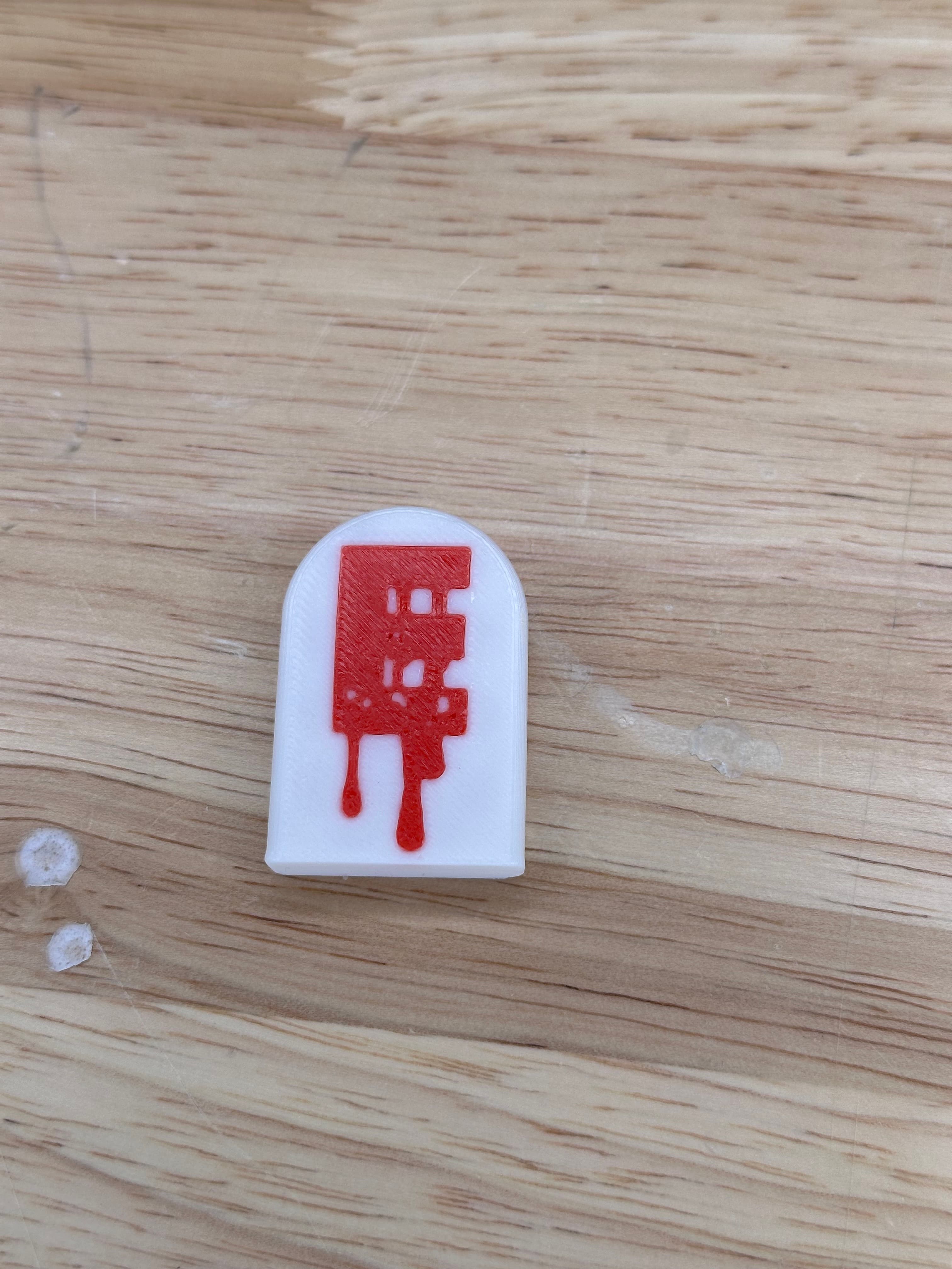 Ghoulishly Great: Multi-Color Halloween Headstone Fridge Magnets E 3d model