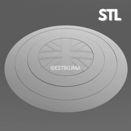Captain Carter Shield - Multi Verse Of Madness 3d model