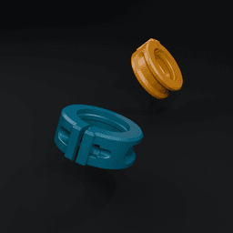 Ring clamp (25 mm) 3d model