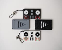 NFC Keychain - Mini DJ Controller 3d model